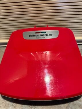 George Foreman Rapid Grill - Red Countertop Electric Grill